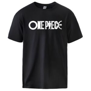 T-shirt One Piece coloris bleu porté - vue 2