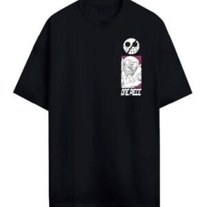 T-Shirt Oversize Noir Doflamingo One Piece vue principale