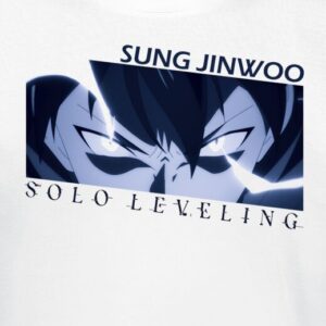 T-shirt blanc Solo Leveling représentant Sung Jinwoo - vue 2