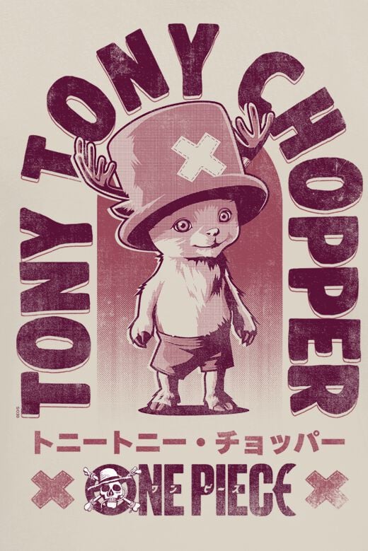 T-Shirt manches courtes Tony Tony Chopper One Piece - vue 2