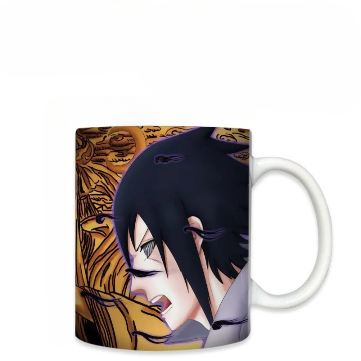 Tasse Naruto vs Sasuke en céramique pour fans de manga