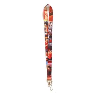 Tour de cou One Piece Monkey D. Luffy avec impression recto-verso
