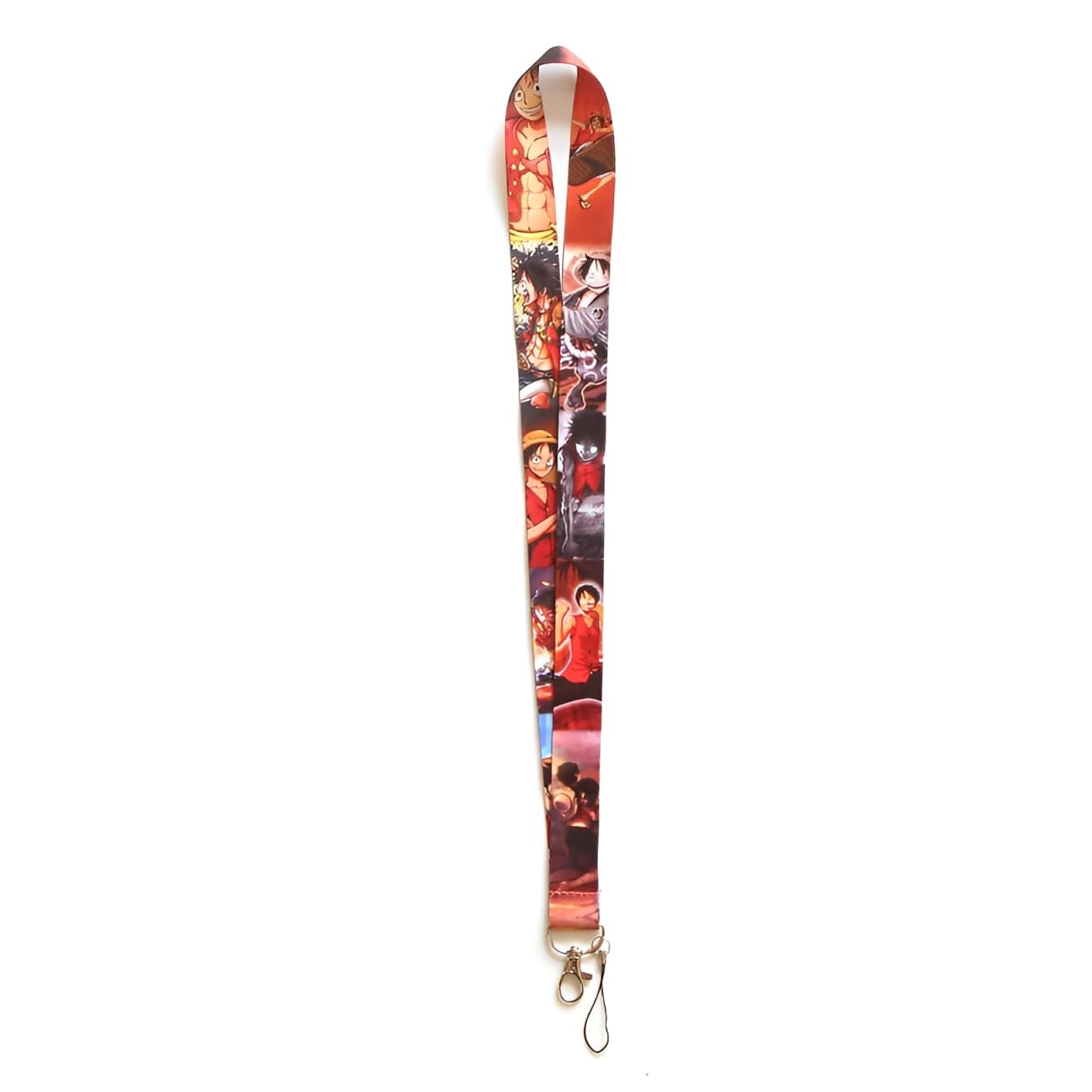 Tour de cou One Piece Monkey D. Luffy avec impression recto-verso