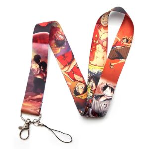 Tour de cou One Piece Monkey D. Luffy avec impression recto-verso - vue 2