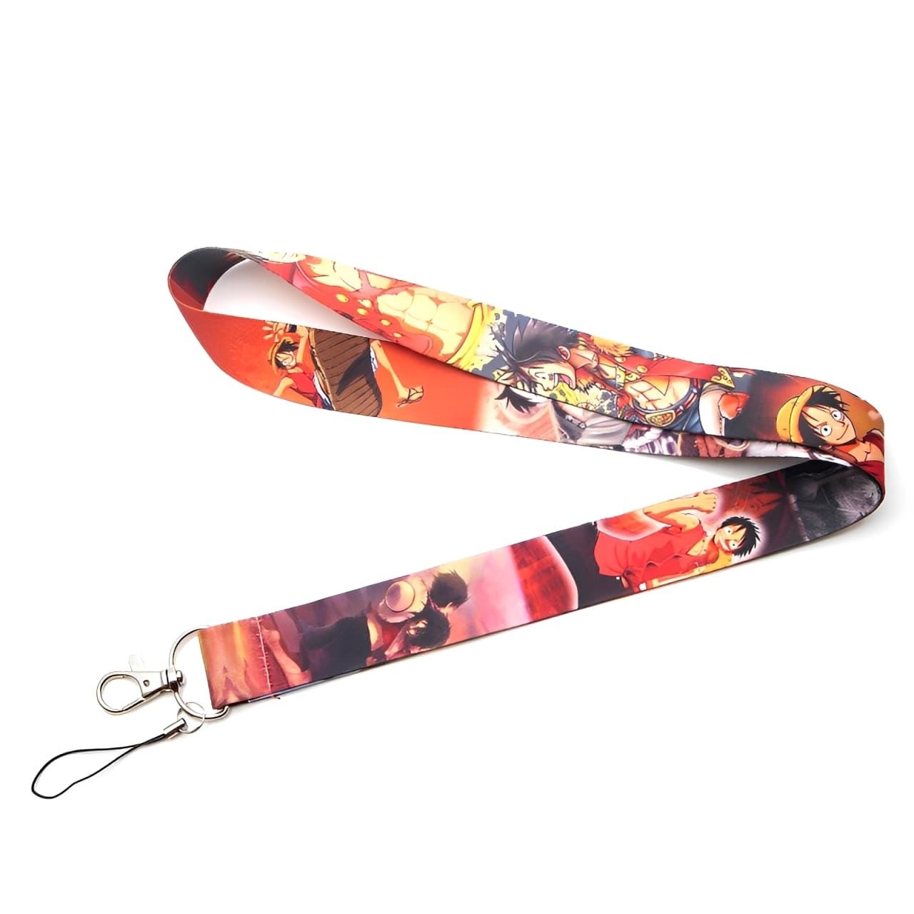 Tour de cou One Piece Monkey D. Luffy avec impression recto-verso - vue 3