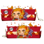 Trousse à crayons Demon Slayer rouge