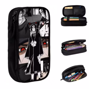 Trousse à crayons Itachi noir Naruto grand format