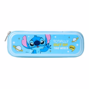Trousse à crayons Stitch bleu Disney grand format