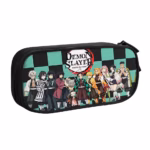 Trousse d'école Demon Slayer avec 12 personnages colorés
