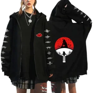 Veste Naruto Itachi Uchiha en flanelle