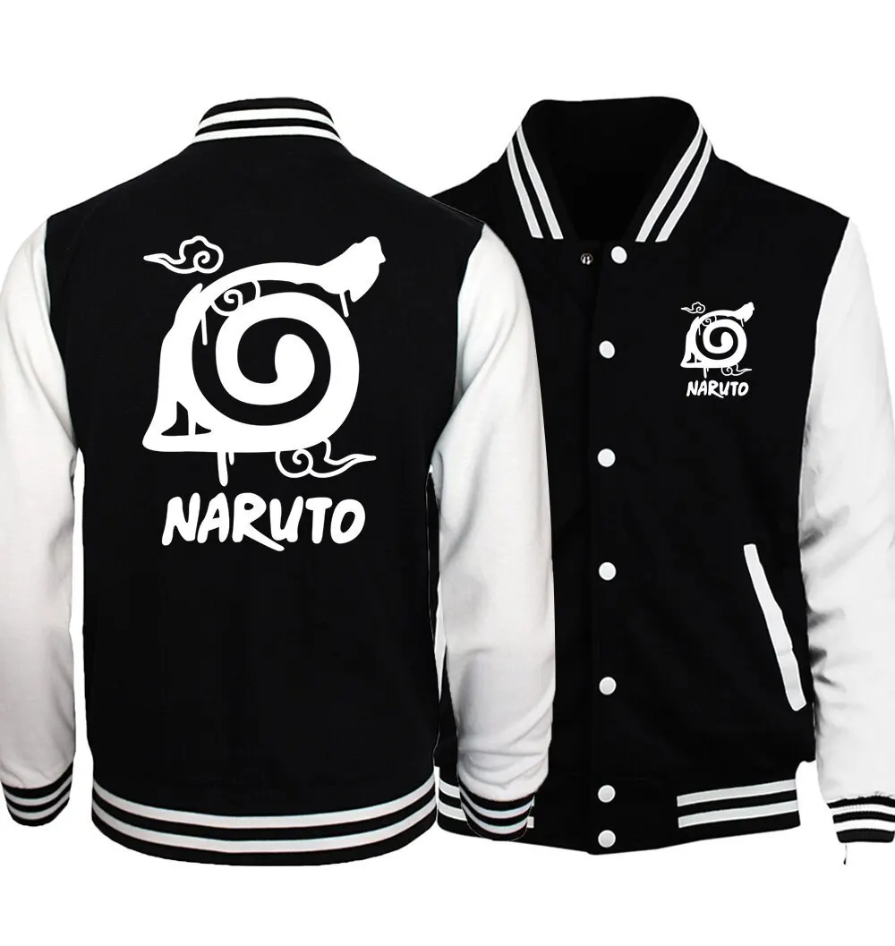 Veste Naruto Konoha aux couleurs du village caché